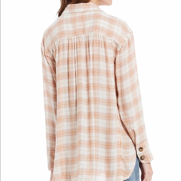 Free People All About The Feels Plaid Button Down - Picture 2 of 8